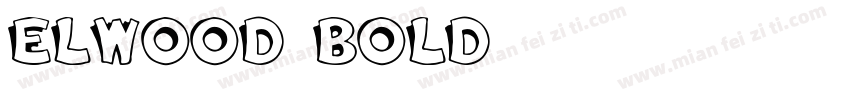 Elwood Bold字体转换
